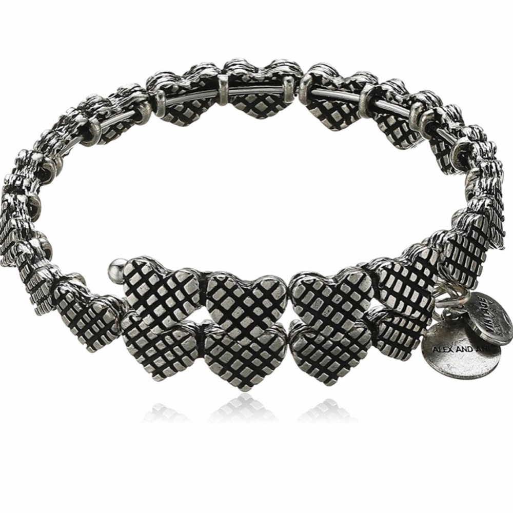 Alex and Ani Romance Hearts Bracelet